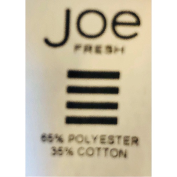 Joe Fresh blue v-neck burnout short sleeve tee - Picture 4 of 6